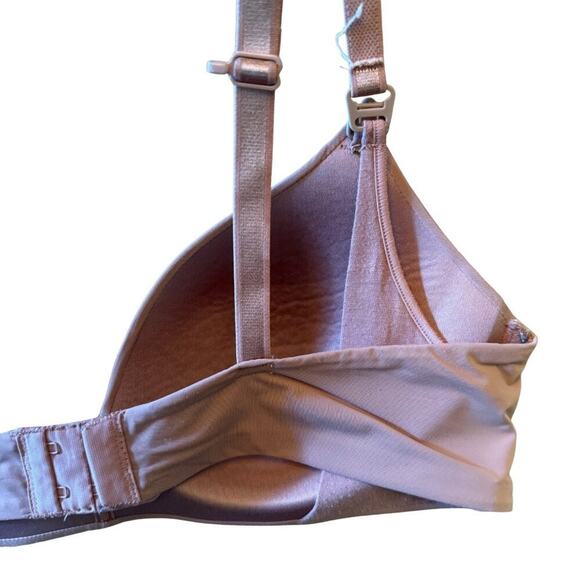 Auden Wireless Nursing Bra 36B Blush Pink Lightly Lined VGUC / 782B2 - Picture 4 of 6